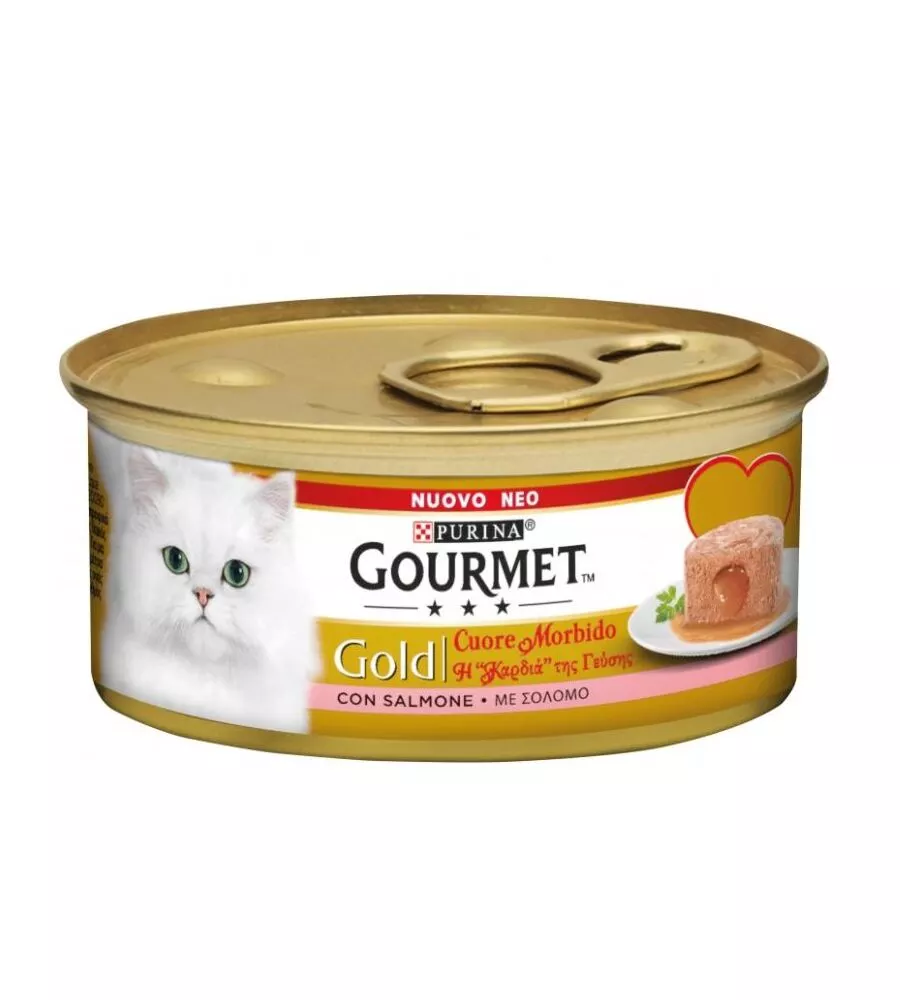 GOURMET GOLD TORTINI CON CUORE MORBIDO AL SALMONE - 85 GR